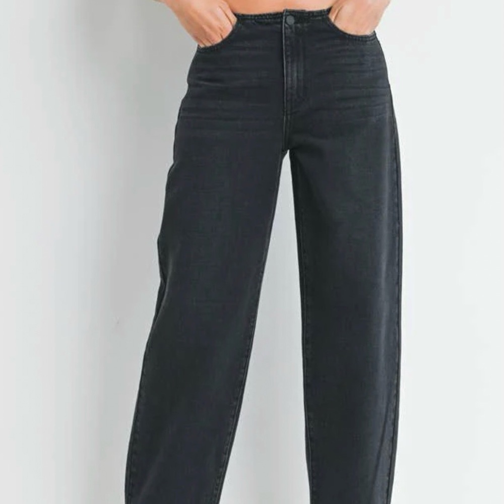 Just Black Denim Black Straigh Leg Jeans